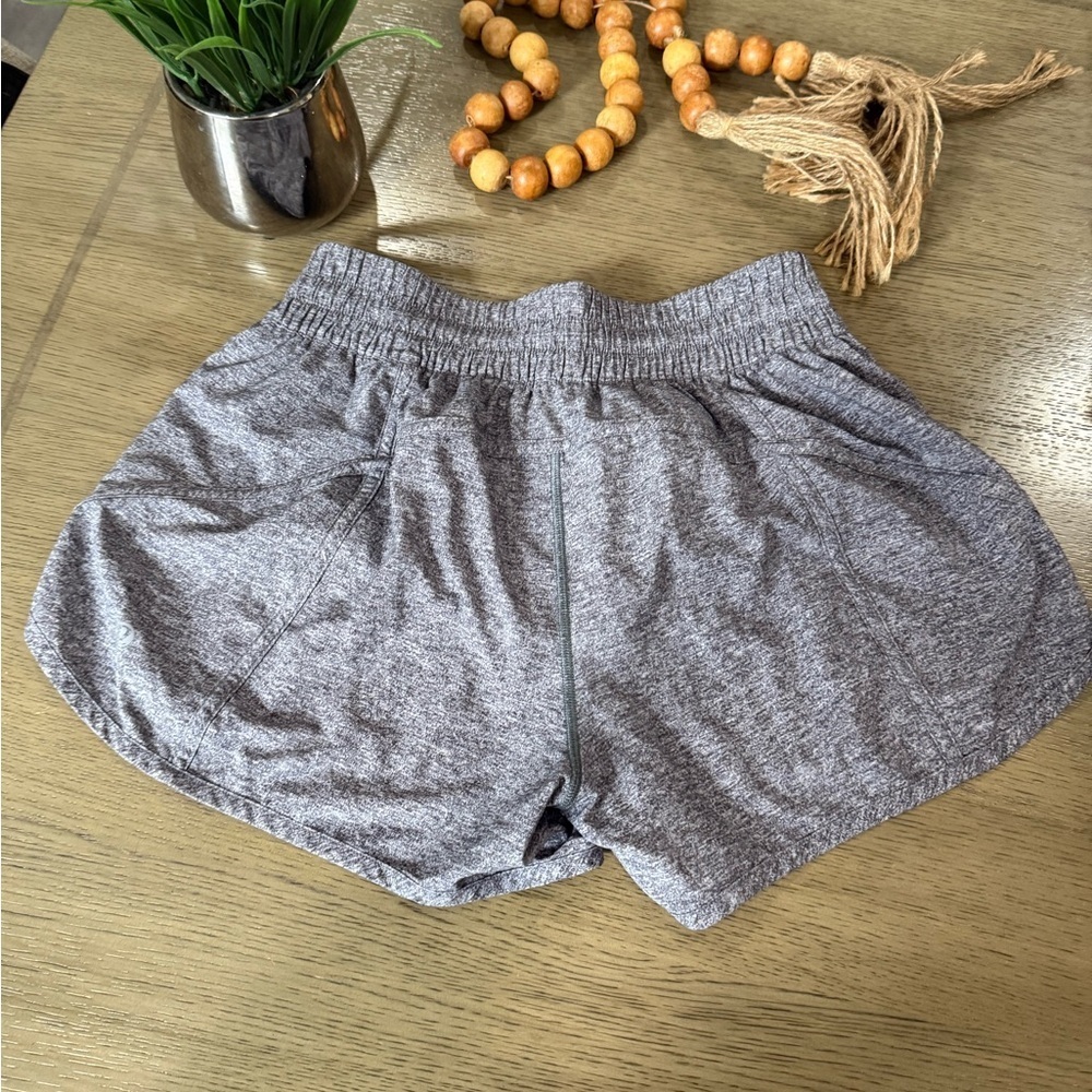 Lululemon Gray Women's Athletic Shorts size 8 - Picture 2 of 9